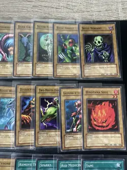 Yugioh! LOB-E 1st Ed Legend of Blue Eyes Incomplete 53 Card Common Set EURO - Image 2