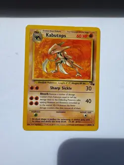 Pokemon TCG Kabutops Fossil Card 24/62 Regular Rare, Non-holo, LP Condition - Image 1