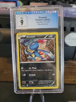 Pokemon 2014 XY Flashfire Sneasel #51 Reverse Holo Card - Image 1