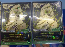 SASUKE UCHIHA - 136/130 Secret Gold 1st Ed - Naruto Mythos TCG DNA Cards - Image 3