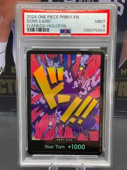 2024 One Piece PRB-01 English DON!! Card Ivankov - HoloFoil PSA 9 MINT - Image 1