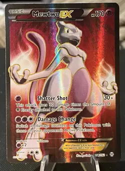 Mewtwo-EX Full Art XY Breakthrough Ultra Rare Card 158/162 NM - Image 1