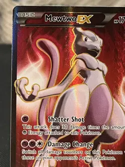 Mewtwo-EX Full Art XY Breakthrough Ultra Rare Card 158/162 NM - Image 2