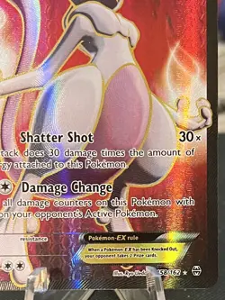Mewtwo-EX Full Art XY Breakthrough Ultra Rare Card 158/162 NM - Image 5