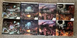 MTG Final Fantasy COMPLETE Scene Art Card Set All 24 MTG Magic FF1 FFVIII FFIX F - Image 1