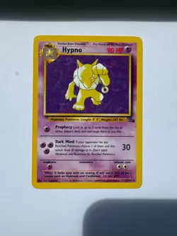 Pokemon TCG 1999 Fossil Hypno Non-Holo Card 23/62 - Image 1