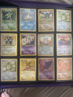 Vintage Pokemon TCG Binder Over 100 Cards In NM/LP Condition Multiple Holos - Image 2