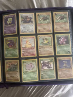 Vintage Pokemon TCG Binder Over 100 Cards In NM/LP Condition Multiple Holos - Image 3
