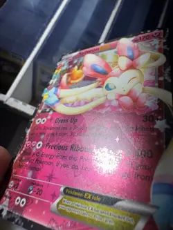 Sylveon EX RC21/RC32 Holo Rare Generations Pokemon Card small dent - Image 3