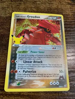 Team Magma's Groudon 9/95 - 2021 Pokemon Celebrations 25th Anniversary NM - Image 1
