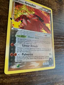 Team Magma's Groudon 9/95 - 2021 Pokemon Celebrations 25th Anniversary NM - Image 2