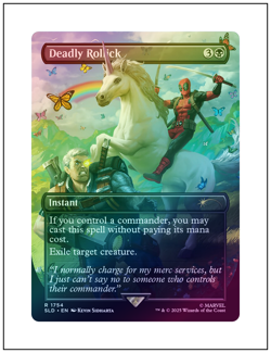 1x Deadly Rollick, Foil, Secret Lair, Magic MTG NM - Image 1