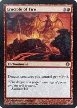 [B4G1] Crucible of Fire (#96) - Shards of Alara - MTG Magic: The Gathering - LP - Image 1