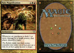 Magic the Gathering -MTG-Pain Magnification LP - Image 1