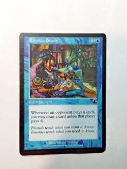 MTG Rhystic Study Prophecy Regular Common -Uncirculated - Image 2