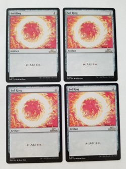 Lot of 4 Sol Ring Magic The Gathering 30th Anniversary Edition #131 c NrM-MT MTG - Image 2
