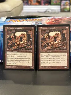 2x Phyrexian Marauder Visions Mtg MP - Image 1