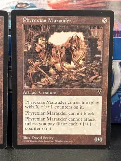 2x Phyrexian Marauder Visions Mtg MP - Image 3