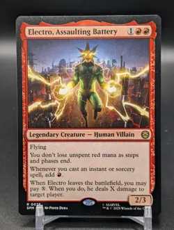 Electro Assaulting Battery MTG Marvel Universes Beyond Legendary Creature NM - Image 1