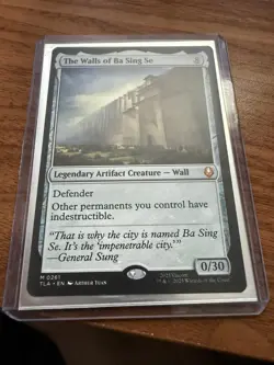 MTG - The Walls of Ba Sing Se - NM -Possible printing error - Image 1