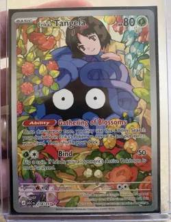 Pokemon Erika's Tangela 218/217 ASC Full Art Holo Basic Grass 80 HP - Image 1