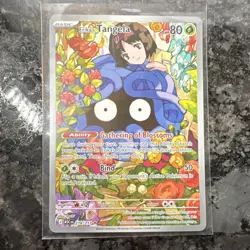 Pokemon Erika's Tangela Full Art Holo 218/217 ASC Basic 80 HP Grass - Image 1