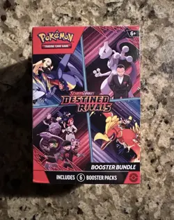 Pokemon Scarlet & Violet—Destined Rivals Booster Bundle Box 6 Packs English 2025 - Image 1