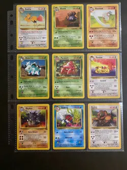Jungle Set Pokemon Cards Collection Bundle Vintage WOTC 1999 No Duplicates - Image 1