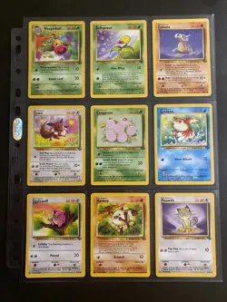 Jungle Set Pokemon Cards Collection Bundle Vintage WOTC 1999 No Duplicates - Image 3