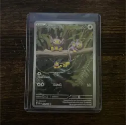 Pokemon Aipom 211/182 SV04 Paradox Rift Illustration Rare Holo Basic Card - Image 1