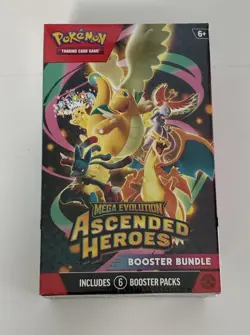 Pokemon TCG Mega Evolution Ascended Heroes Booster Bundle New Factory Sealed - Image 2