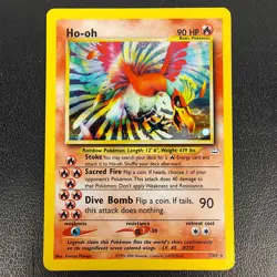 Ho-oh 07/64 Neo Revelation Holo Unlimited Vintage Pokemon - Image 1