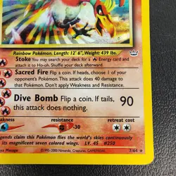 Ho-oh 07/64 Neo Revelation Holo Unlimited Vintage Pokemon - Image 4
