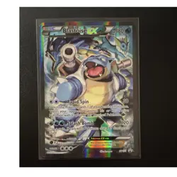 Pokemon TCG Blastoise EX XY Black Star Promo Full Art Holo Card XY122 English 2… - Image 1