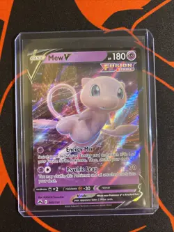 2023 Pokemon Crown Zenith Mew V 060/159 NM - Image 3