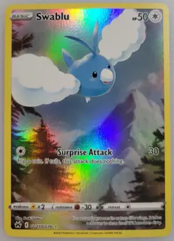 Swablu GG27/GG70 Pokemon Crown Zenith: Galarian Gallery Holo NM (2 of 3) - Image 1