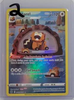 Bibarel GG25/GG70 Pokemon Crown Zenith: Galarian Gallery Holo NM (2 of 2) - Image 3