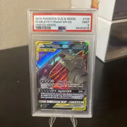 2019 Pokemon Unified Minds Mega Sableye & Tyranitar GX #126 PSA 9 TAG TEAM - Image 4