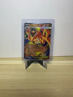 Mega Emboar EX 031/217 Full Art Rare Holo XY: Ascended Heroes Pokemon TCG - Image 3