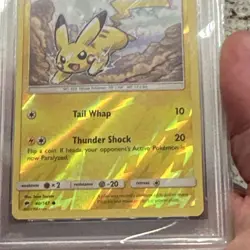 2017 Pokemon TCG Burning Shadows Pikachu Reverse Holo 40/147 PSA 9 - Image 2