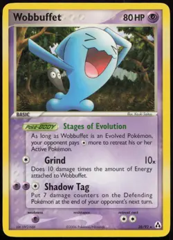 Wobbuffet 28/92 LP Legend Maker Rare Pokemon - Image 1