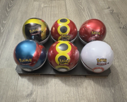 6 x Pokemon TCG Pokeball Tins - 18 Booster Packs Factory Sealed Costco BRAND NEW - Image 2