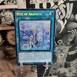 Yugioh Rite of Aramesir Prismatic Secret MP23-EN264 1st Near Mint - Image 1