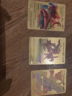 Premium Gold Foil Fan Art Vinyl Collector Pokemon Lot Of 9 - Image 2