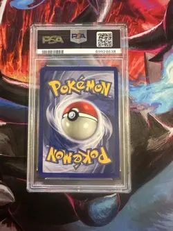 Pokemon 1999 Fossil Dragonite 4/62 Holo Rare Unlimited PSA 8 English - Image 2