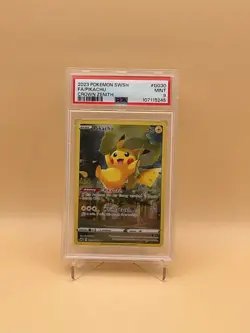2023 Pokemon SWSH Crown Zenith FA Pikachu Galarian Gallery GG30/GG70 PSA 9 Mint - Image 1