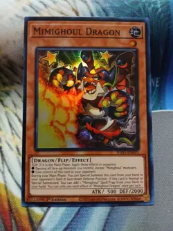 Yugioh Mimighoul Dragon Super INFO-EN091 1st Ed Near Mint - Image 1