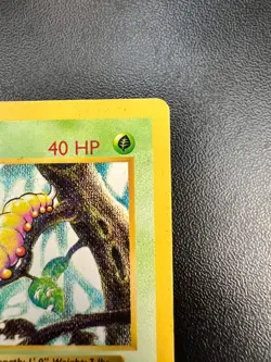 Pokemon Weedle 69/102 Base Set 1st Edition Gray Stamp Heavily Played HP - Image 3