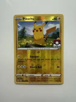 Pikachu - Reverse Holo - 049/203 - Pokemon League - NM - Image 1