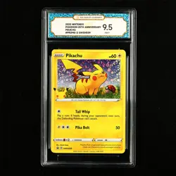 TQG 9.5 Mint+ 2020 Pokemon ENG Pikachu #PROMO D SWSHO39 - Image 2